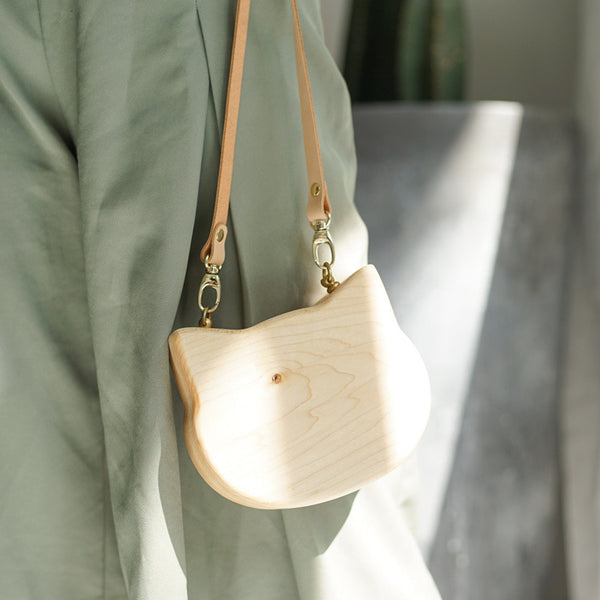 Bolso Bandolera de Madera Personalizado Trendy Log Creative