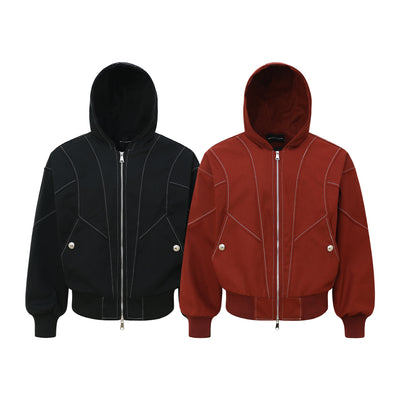 Chaqueta Suelta Retro Americana de Alto Impacto para Hombre