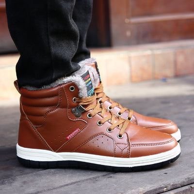 Zapatillas Altas de Algodón para Hombre - Image 9