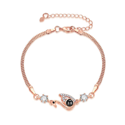 Pulsera Cisne Negro con Circones - Diseño de Personalidad - Image 4