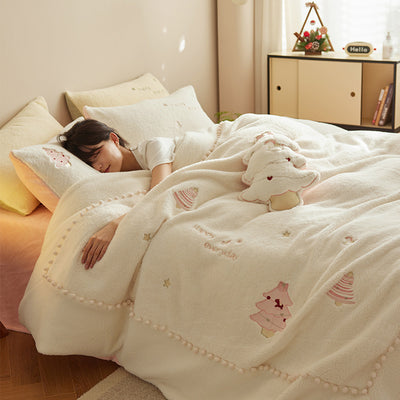 Juego de Cama Princesa de Fibra de Leche - 4 Piezas Invierno - Image 8