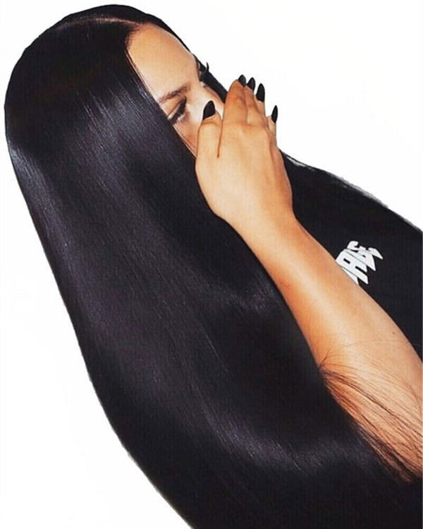 Pelucas Frontales de Encaje Cabello Liso Premium para Mujeres