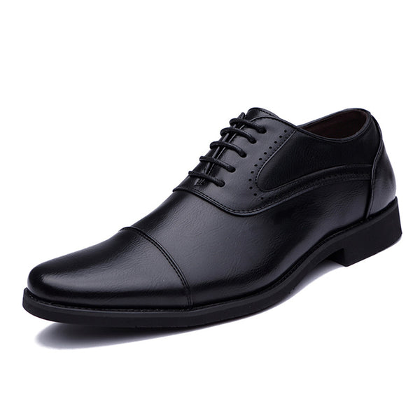 Zapatos Casuales de Cuero para Hombre - Estilo Moderno y Versátil - Image 2