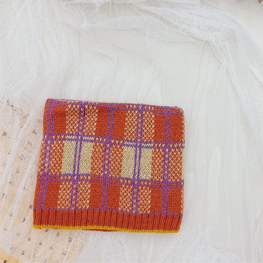 Pañoleta Cuadrillé Tejida Cálida para Niños - Multicolor - Image 10