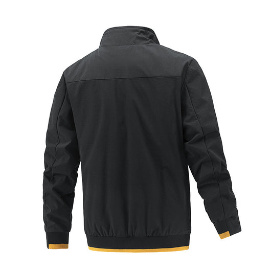 Chaqueta Deportiva Casual con Cuello Alto para Hombre - Rompavientos - Image 7