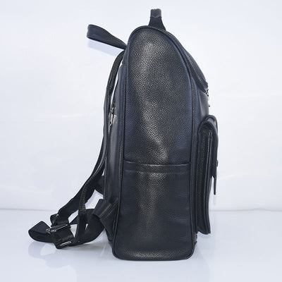 Mochila de Viaje de Cuero Genuino Gran Capacidad Versátil y Duradera - Image 7