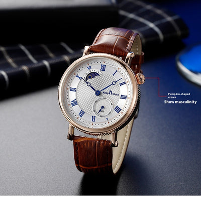 Reloj Deportivo Impermeable Sol Luna Estrella para Hombre - Image 6