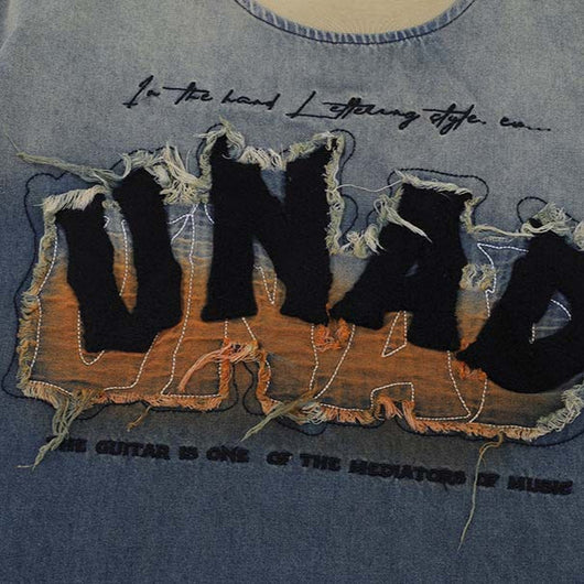 Camiseta Vaquera Vintage Estilo Cowboy con Textura Flocking - Image 3