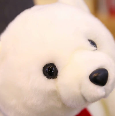 Peluche Adorable Oso Polar con Bufanda - Muñeco Ragdoll para Niños - Image 15