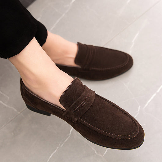 Zapatos Casuales de Ante para Hombre - Slip-on Cómodos de Cuero - Image 5