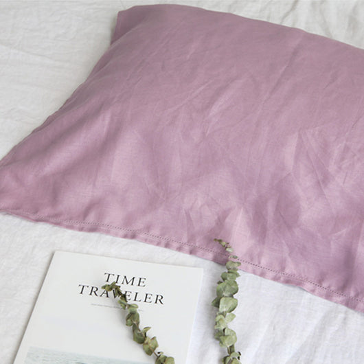 Toalla Almohada de Lino Puro Transpirable Color Liso Premium - Image 11