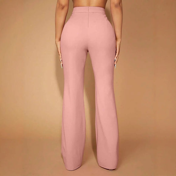 Pantalones de Cintura Alta para Mujer - Elegancia Profesional y Comodidad Diaria