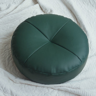 Sofá Futon Tatami de Cuero Estilo Japonés con Cojín de Piso - Image 10