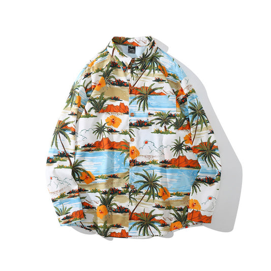 Camisa Floral Tailandesa Unisex - Diseño Trendy para Hombre y Mujer