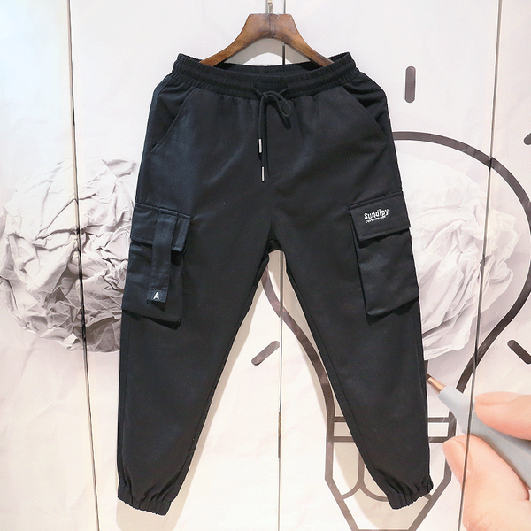 Pantalones Cortos de Trabajo Hombre Estilo Hip-hop Sueltos Casuales