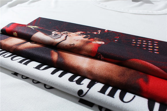 Camiseta Estampada Casual para Mujer