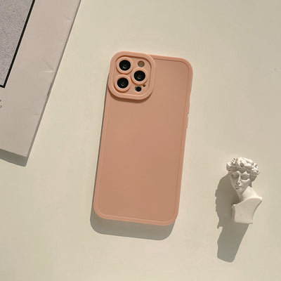 Funda de Teléfono Silicona Mate Color Sólido - Image 4