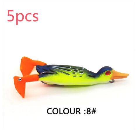 Señuelo Pato Flotante 9.5cm con Aletas Giratorias - Cebo Realista - Image 24