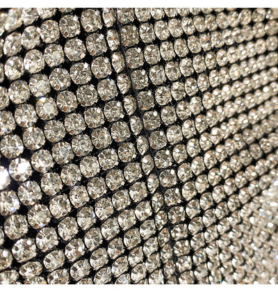 Bolso de Cadena con Cristales Brillantes - Bandolera Elegante - Image 9