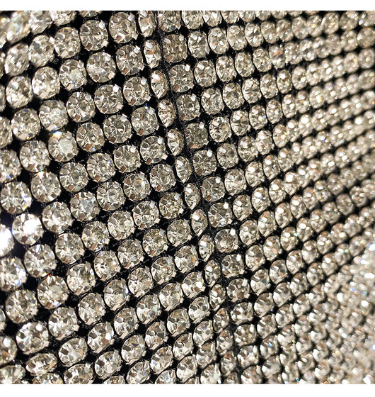 Bolso de Cadena con Cristales Brillantes - Bandolera Elegante - Image 9
