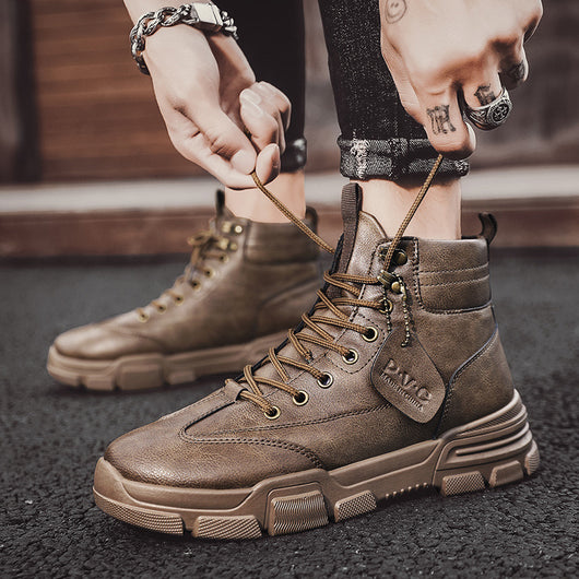 Botas de Trabajo Altas para Hombre - Estilo Robusto y Versátil - Image 8