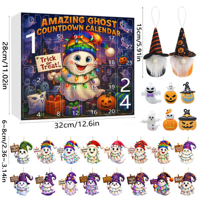 Adorno Navideño Muñeca Fantasma Calabaza en Caja Sorpresa - Image 14