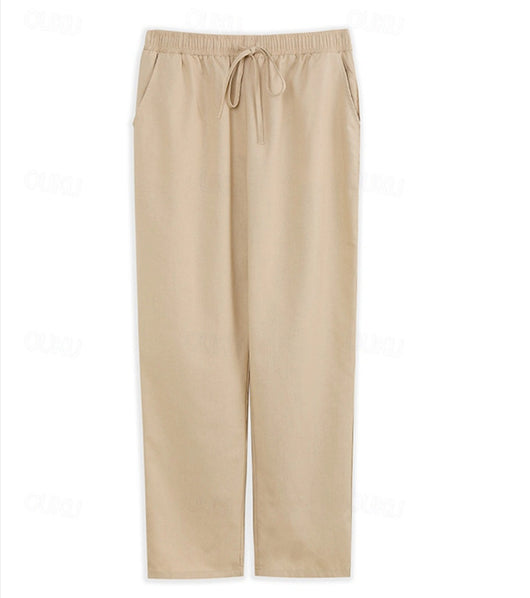 Pantalones Hombre Verano Cintura Elástica Transpirables - Image 10