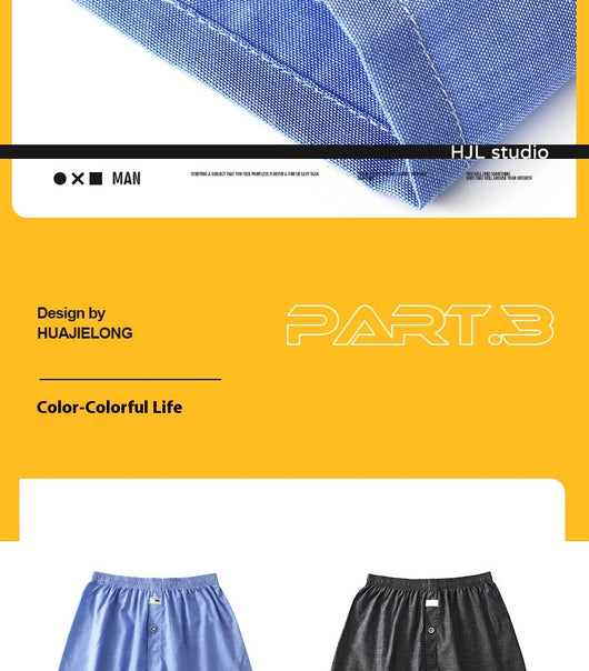 Calzoncillos Hombre Sueltos Color Liso Transpirables - Image 18