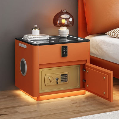 Mesita de Noche Inteligente con Caja de Seguridad y Carga Inalámbrica Integrada - Image 5
