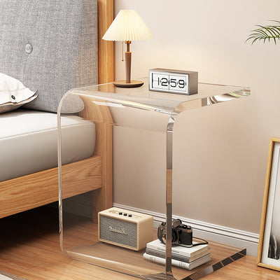 Mesa de Centro Acrílico Minimalista | Diseño Moderno para Apartamentos Pequeños