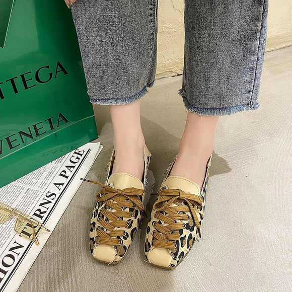 Bombas de Leopardo de Moda Primavera para Mujer