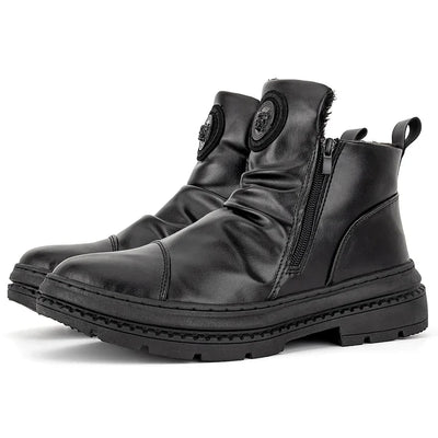 Botas Tácticas Militares Altas para Hombre con Terciopelo - Image 13
