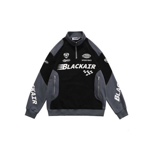Sudadera Deportiva Retro Americana con Cierre Medio - Image 2