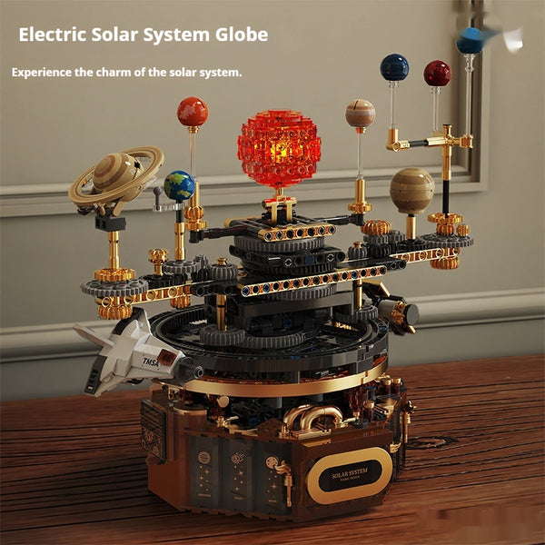 Bloques de Construcción Eléctricos Sistema Solar con Rotación Interactiva