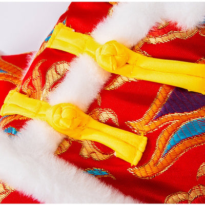 Abrigo Tradicional Chino para Perros - Traje Tang Acolchado Invierno - Image 4