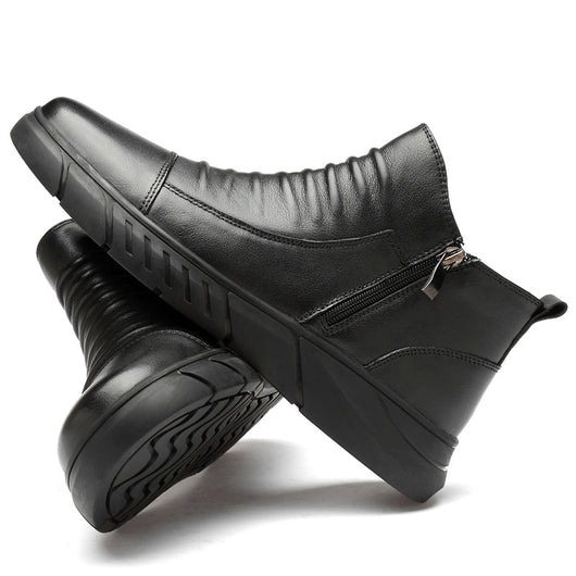 Botas de Cuero Vacuno Casual - Estilo Versátil y Duradero - Image 23