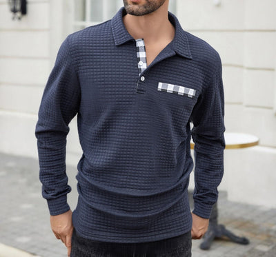 Polo Manga Larga Clásico para Hombre - Image 5