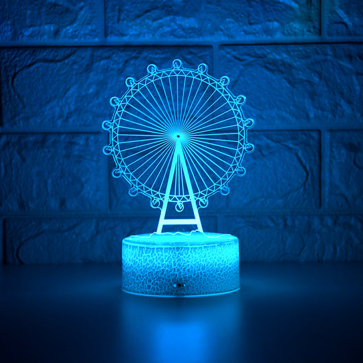 Lámpara Nocturna Noria Romántica con Luces LED - Image 11