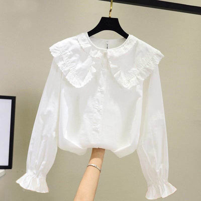 Blusa Larga de Moda para Otoño - Manga Larga Elegante