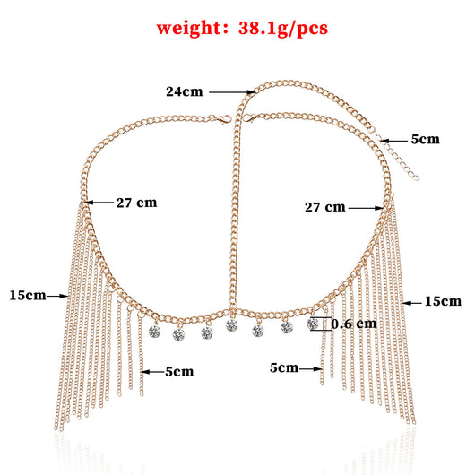Cadena de Cabello con Borla Larga para Mujer - Image 10