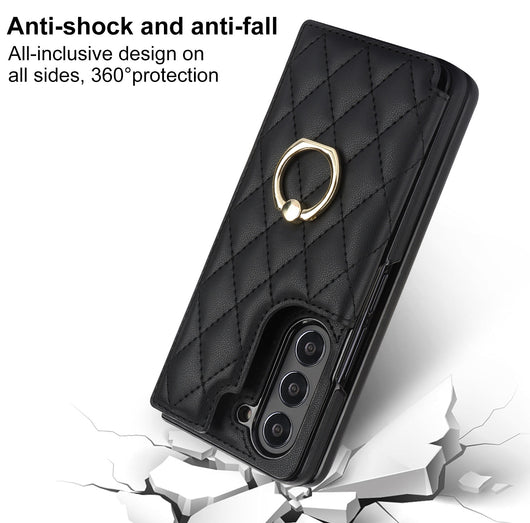 Funda de Cuero con Doble Hebilla para ZFOLD56 y ZFOLD34 - Estilo Clásico - Image 23