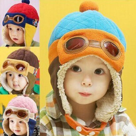 Orejeras de Invierno Afelpadas Unisex para Niños