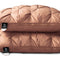 Marrón High Pillow 2 Piezas