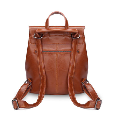 Mochila de Cuero para Mujer - Bolso Convertible 4 en 1 con Billetera - Image 5