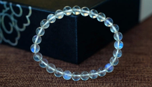 Pulsera de Piedra de Luna Vidrioso Ice Seed para Mujer - Image 15
