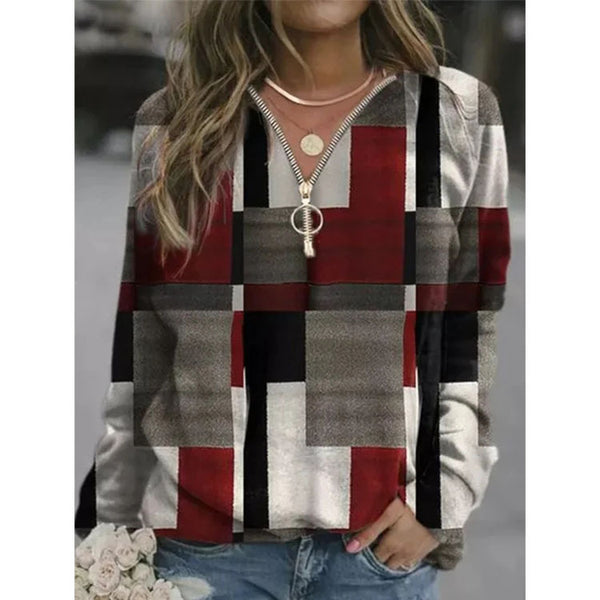 Suéteres Cuadriculados y Chaquetas Fleece para Mujer - Image 4