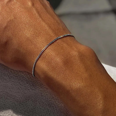Pulsera Cubana de Acero Inoxidable para Hombre - Ajustable y Resistente al Desvanecimiento - Image 12