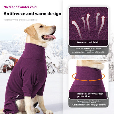 Abrigo Polar para Perros con Cuello Alto - Protección Térmica Completa - Image 3