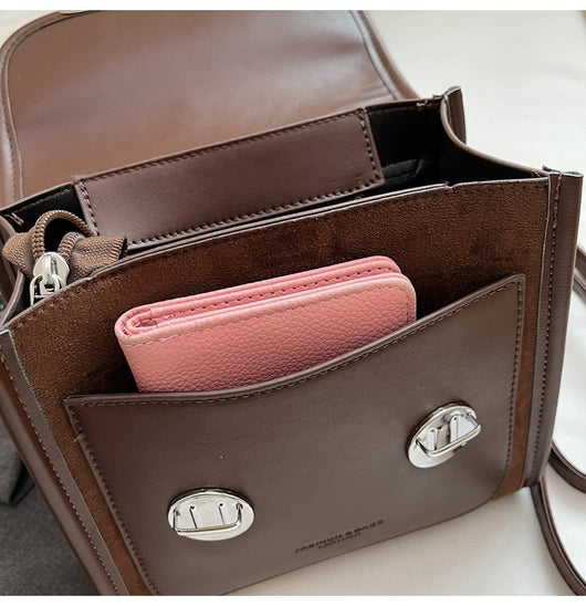 Bolsa Mensajera Cuadrada Texturizada para Mujer - Compacta y Versátil - Image 36