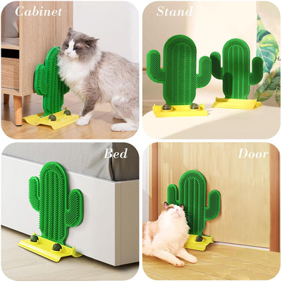 Rascador Cactus para Gatos con Pelotas de Catnip y Masajeador Interactivo - Image 6